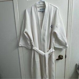 Princess Cruises Majestic International White Waffle Robe Unisex One Size New